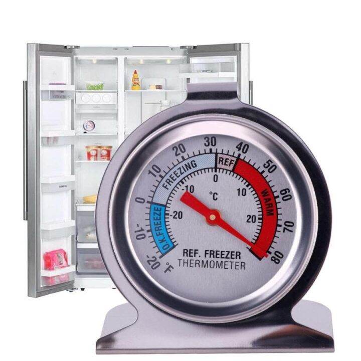 Thermometer Kulkas Refrigerator Freezer Termometer Stainless Steel ...