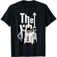 Hot sale The Who Official 60s Black &amp; White Band T-Shirt  Adult clothes