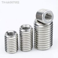 ✧◐  2pcs M2 M2.5 M3 M4 M5 M6 M8 M10 stainless steel 304 inside outside thread Adapter screw wire thread insert sleeve Conversion Nut