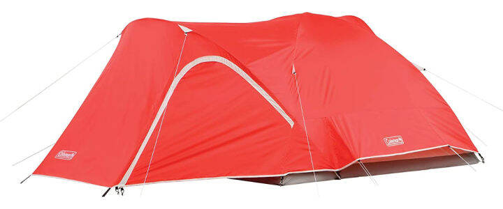 Coleman Hooligan Backpacking Tent Tent Red 4-Person | Lazada.co.th