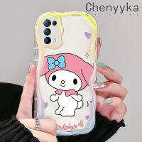 เคส Chenyyyka สำหรับ OPPO Reno 5 5G Reno 5K 5G เคส X3 Lite เคสลายการ์ตูนน่ารักเมโลดี้เนื้อครีมเคสโทรศัพท์โปร่งใสขอบมีในสต็อกเหมาะสำหรับเด็กชายและเด็กหญิงเคสกันกระแทกเคสซิลิโคนอ่อนชัดเจน