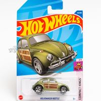 ❗ No. 42 VOLKSWAGEN BEETLE Green Mattel Hot Wheels Alloy Small Sports Car