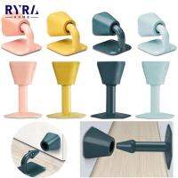 【CW】 Silicone Door Stopper Adheisve Wall Buffer Practical Floor Protector Non Anti bump Holder Stops