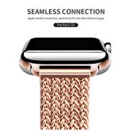 Thin Bracelet for Apple Watch 7 Band SE 45mm 41mm 44mm 40mm 42mm 38mm Metal Stainless Steel Strap for iWatch Series 6 5 4 3 2 1 Straps