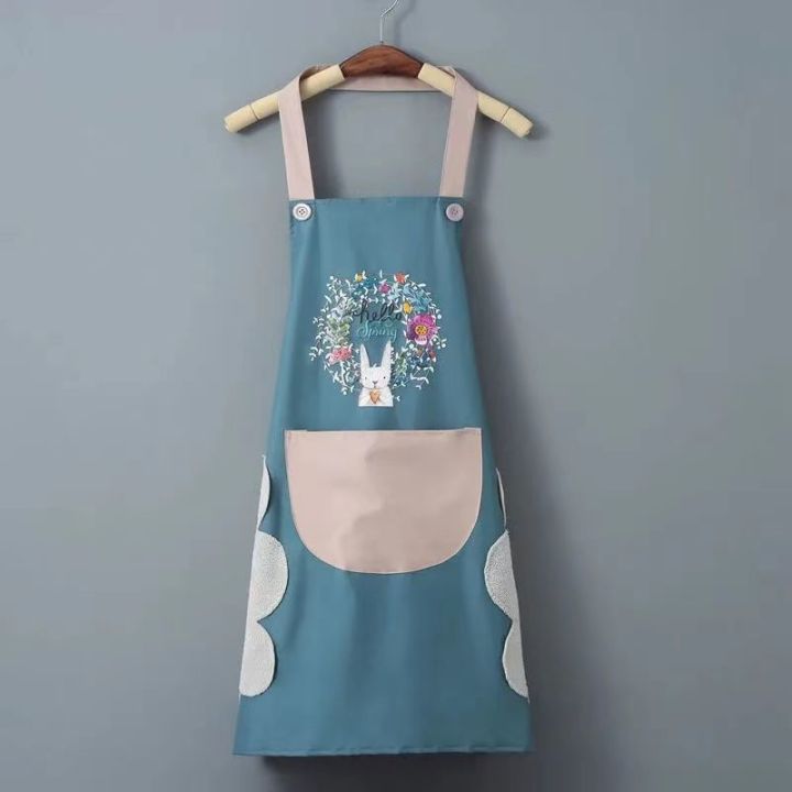 ผ้ากันเปื้อน-ผ้ากันเปื้อนทําอาหาร-cooking-apron-ผ้ากันเปื้อนลายการ์ตูน-ผ้ากันเปื้อนน่ารัก-ชุดกันเปื้อนผู้ใหญ่-e23