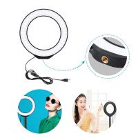 OKDEALS ไฟวิดีโอ LED Vlogging USB เติมเซลฟี่แสงสีขาวไฟวงแหวน