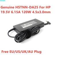 (ใหม่-ของแท้) เย็บ HSTNN-DA25แท้19.5V 6.15A 120W 710415-001 HSTNN-CA25อะแดปเตอร์ AC สำหรับ HP 15-J016TX HSTNN-ที่ชาร์จแหล่งจ่ายไฟแล็ปท็อป LA25