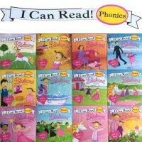 12เล่มชุดฉันสามารถอ่าน Phonics สีชมพูหินหนังสือภาพแรกของฉันหนังสือภาษาอังกฤษสำหรับเด็กเด็กเด็กกระเป๋าหนังสือนิทาน