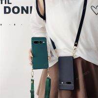 【YF】✘  Necklace Cord Crossbody Lanyard Silicone 8 7 6 7A 6A Back Cover Pixel7 Pixel6 A 7pro