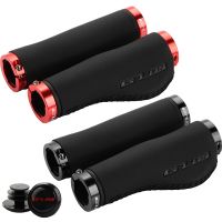 Fiber Leather City Fixed gear Fold Mountain Bike Scooter MTB Bicycle Handlebar Cover Handle Grips Bar End Non-Slip Aluminum Lock Handlebars