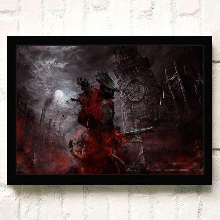 popular-online-games-bloodborne-family-wall-play-room-childrens-room-wall-decoration-poster-canvas-wall-sticker-o675-wall-d-cor