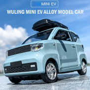 Mô Hình Xe Mô Phỏng Đồ Chơi Xe Hơi Bằng Hợp Kim Ev Mini Wuling Hongguang 1