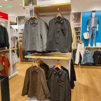 UniqloEARLY GATES ANEW FootJoy J.LINDEBERG▼ ญี่ปุ่น single U home ผู้ชายและผู้หญิง twill หลวม (เสื้อแขนยาวหนังนิ่มเสื้อแจ็คเก็ตสไตล์ใหม่) 460691