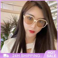 【hot】 Shades Sunglasses All-match Eyewear De Sol Sunshade Glasses Fashion Round Frame Uv400 Goggles