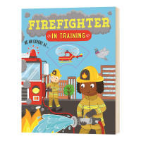 How to become an English original firefighter in training childrens English Enlightenment popular science activity game book stem knowledge encyclopedia picture book parent-child interactive English book