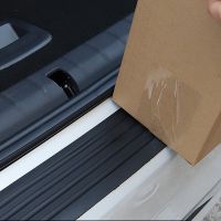 Universal 90/104cm  Car Trunk Protection Strip Gum Bumper Anti-Collision Anti-Scratch Tailgate Trim Door Sill Protector 1 Set Car Door Protection