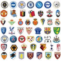 100แผ่น Sticker Liverpool แมนยู RealMadrid FOOTBALL CLUB LOGO สติ๊กเกอร์ตกแต่งไดคัท ลิเวอร์พูล พรีเมียร์ลีกอังกฤษ