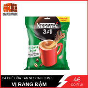 Cà Phê Hòa Tan Nescafe 3in1 Vị Rang Đậm 46 Gói Túi