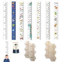 Nordic Wooden Kids Height Growth Chart Ruler Baby Height Meter Measurement Wall Stickers Gauge Children Room Wall Decoration