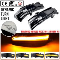 For FORD MONDEO MK5 2014-2019 MKV 5 Led Dynamic Turn Signal Light Sequential Side Mirror Indicator Blinker