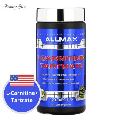 [Exp10/2024] ALLMAX Nutrition L-Carnitine + Tartrate 120 Capsules