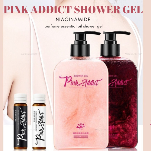 PINK ADDICT SHOWER GEL Perfume Essential Oil Shower Gel Seductive And