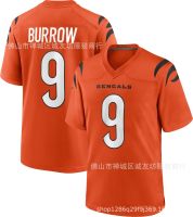 ♀☬ NFL Football Jersey Bengals 9 Orange Bengals Joe Burrow Jersey Dropshipping