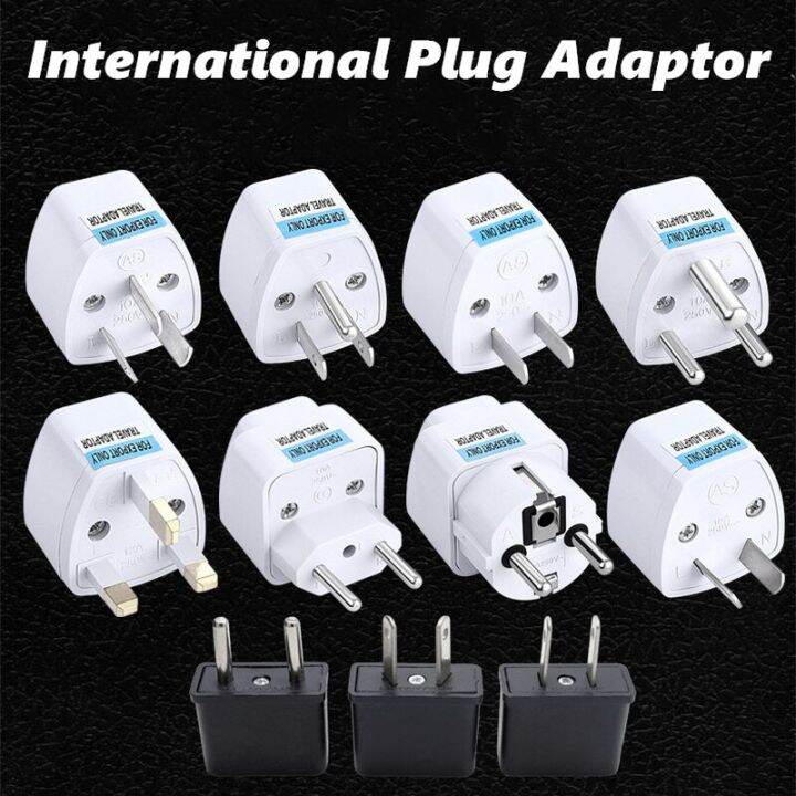 Universal Plug Adapter UK US AU To European Brazil AC Power Socket