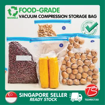 Sous Vide Bags, Foodsaver Vacuum Zipper Bags, Electric Food Vacuum Sealer,  Reusable Vacuum Food Storage Bags for Anova, Joule Cookers -30 PCS Reusable  Vacuum Sealer Bags, 5 Clips & 5 Sealing Clips 