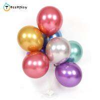 Fast การจัดส่ง1PC 12นิ้ว Metallic Ballon บอลลูนตกแต่งงานลูกโป่งยางโลหะโครเมี่ยมบอลลูนฮีเลียมอากาศบอลลูนทองเงินสีแดง Baloons