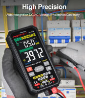 (จัดส่งฟรี) HT127 ดิจิตอลมัลติมิเตอร์ T-RMS ช่วงอัตโนมัติ AC DC NCV สมาร์ทมัลติมิเตอร์ Tester โอห์มความจุ Hz อุณหภูมิโวลต์มิเตอร์