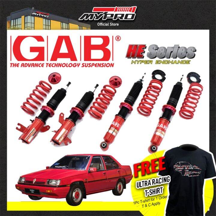 🔥PROTON SAGA ISWARA GAB HE SERIES HI LO BODY SHIFT Adjustable