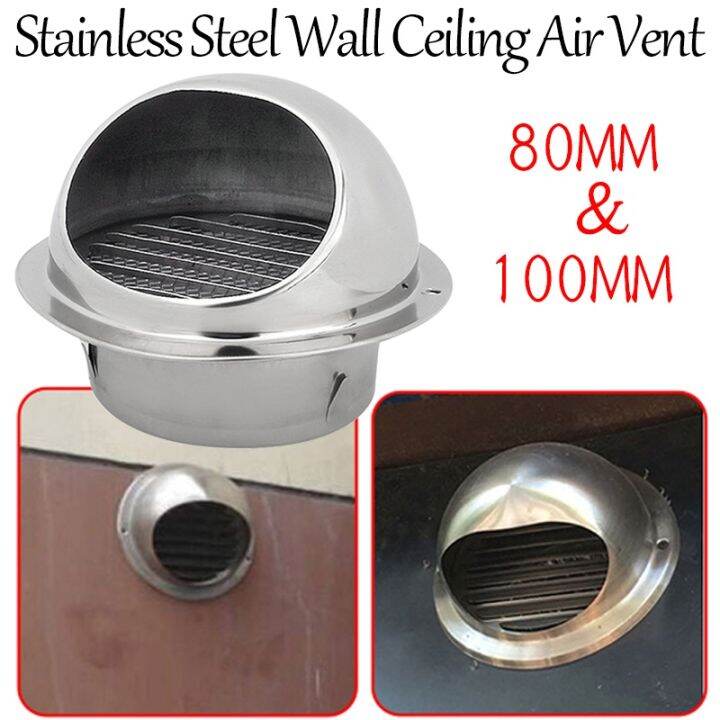 Stainless Steel Wall Ceiling Air Vent Ducting Ventilation Exhaust ...