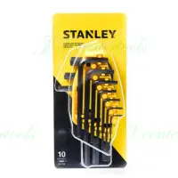 STANLEY 69-253 ชุดประแจ 6 เหลี่ยม 10 ชิ้น