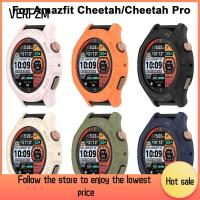 VERFZM SHOP ปลอกขอบนิ่มปกป้องหน้าจอ TPU ตัวกันกระแทกเคสป้องกันกรอบสำหรับ Amazfit Cheeta/cheetah/Cheetah Pro สมาร์ทวอท์ช