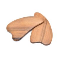 Natural Wood Gua Sha Stone Face Massager Scrapers Tools For Face Neck Back Body