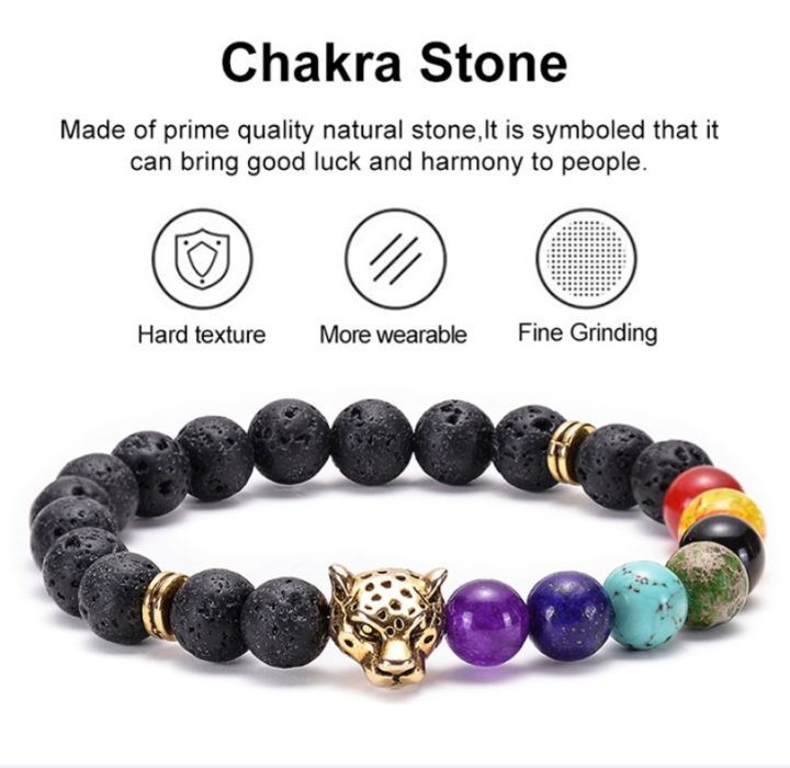 สร้อยข้อมือ-หินนำโชค-หินมงคล-สร้อยหินนำโชค-สร้อยหินมงคล-กำไล-กำไลหินนำโชค-กำไลหินมงคล-หิน-นำโชค-มงคล-หินจักระ-7-สี-natural-chakra-lava-stone-bracelet