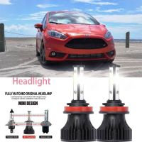 หลอดไฟหน้ารถยนต์ LED LAI 40w 6000k สีขาว สําหรับ FORD Fiesta VI 2012-2023 2PCS