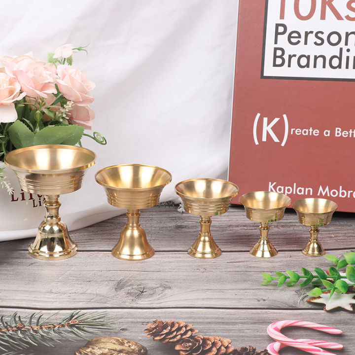 baoda-multi-size-golden-copper-alloy-candle-holder-แท่งเทียนประดับบ้าน