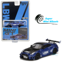 Mini GT  (1:64)  LB-Silhouette WORKS GT NISSAN 35GT-RR Ver.2 LBWK Blue  No.299  Mijo Exclusive