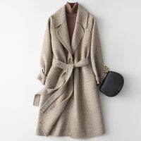 [COD] [Broken Code Clearance] Double-sided Wool Coat Herringbone Pattern Fashion High-End Section Wholesale Dropshipping