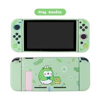 Minithink For Nintend Switch Case Cute Cartoon Full Cover Split Shell Joy-Con Controller TPU Protector NS Accessories