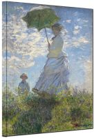 Claude Monet และลูกชายของเธอเครื่องตกแต่งฝาผนังสำหรับผ้าใบห้องนอนสำเนาภาพวาดภูมิทัศน์ผ้าใบ Giclee พิมพ์ลายดอกไม้ตกแต่งบ้านชุดกรอบศิลปะผนังดอกไม้ Monet-ลูกชายของเธอ16X24นิ้ว…