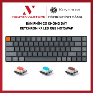 Bàn phím cơ không dây Keychron K7 Led RGB Hotswap - Hàng Chính Hãng thumbnail