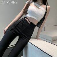 Street Fashion Girls DaDuHey? Waist Autumn Hot 2022 High Flared Slim Trousers Long Womens High New Suit Pants