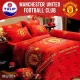 TULIP ชุดผ้าปูที่นอน 6 ฟุต (ไม่รวมผ้านวม) แมนยู Manchester United MU001 สีแดง (ชุด 4 ชิ้น) #ทิวลิป ผ้าปู ผ้าปูที่นอน แมนยูไนเต็ด ผีแดง Man Utd Man U