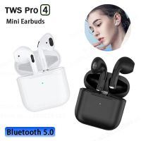 Pro 4 TWS Bluetooth 5.0 Earphones Wireless Headphones Hi Fi Stereo Headset Mini In Ear Stereo Sports Earbuds For Smartphones