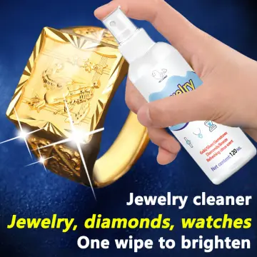 100ml Jewelry Cleaner Silver Gold Cleaning Solution Liquid Tarnish G