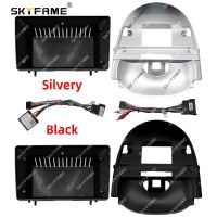 SKYFAME Car Fascia Frame Adapter Canbus Box Decoder Android Dashboard Radio Fitting Panel Kit For Peugeot 206Citroen C2