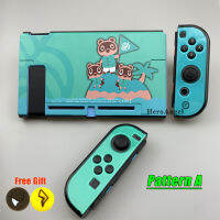 เคสห่อหุ้มและฝาครอบคอนลเลอร์สำหรับ Nintend Switch NS เกมคอนโซล Joy-Con Controller สำหรับ Animal Crossing